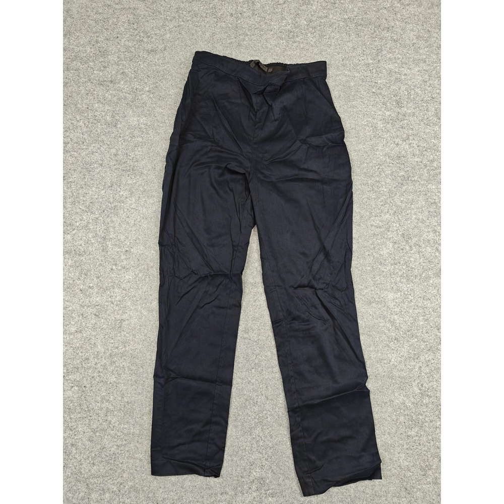 Jenni Kayne Pants Womens M Blue Haremβ Tencel Elastic Waist Relaxed Tapered Leg